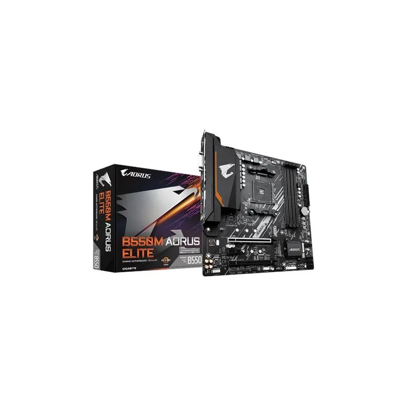 Mainboard-GIGABYTE-AMD B550-SAM4-Micro-ATX-Memory DDR4-Memory slots 4-1xPCI-Express 3.0 1x-1xPCI-Express 3.0 4x-1xPCI-Express