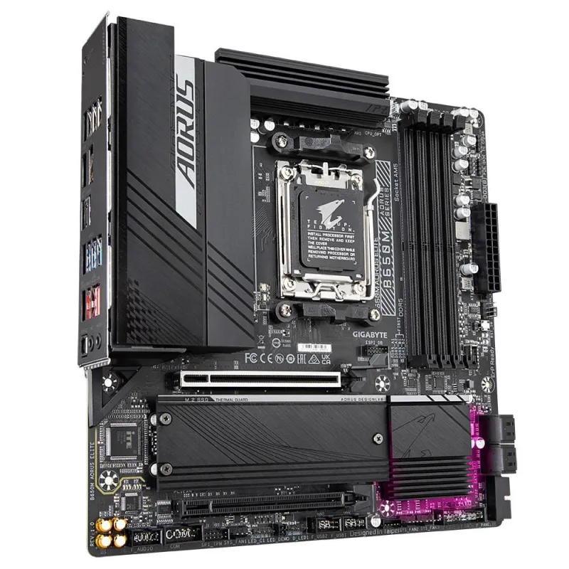 Mainboard-GIGABYTE-AMD B650-SAM5-Micro-ATX-Memory DDR5-Memory slots 4-B650MAORUSELITE1.3