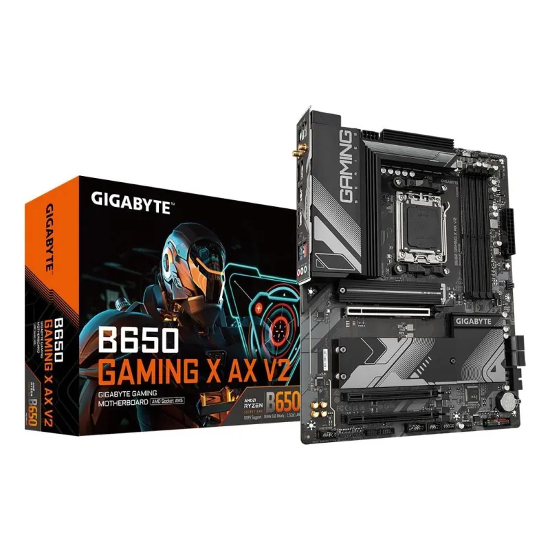 Mainboard-GIGABYTE-AMD B650-SAM5-ATX-Memory DDR5-Memory slots 4-1xPCI-Express 16x-1xPCI-Express 3.0