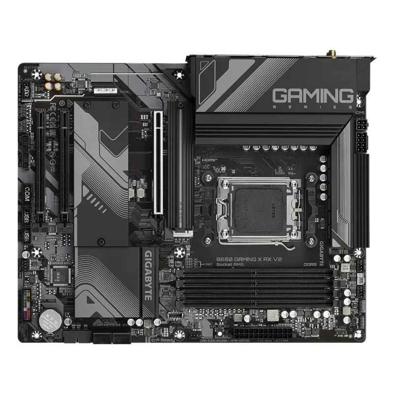 Mainboard-GIGABYTE-AMD B650-SAM5-ATX-Memory DDR5-Memory slots 4-1xPCI-Express 16x-1xPCI-Express 3.0