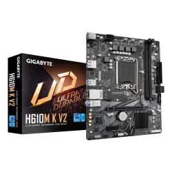 Mainboard-GIGABYTE-Intel H610-LGA1700-Micro-ATX-Memory DDR5-Memory slots 2-1xPCI-Express 3.0 1x-1xPCI-Express 4.0