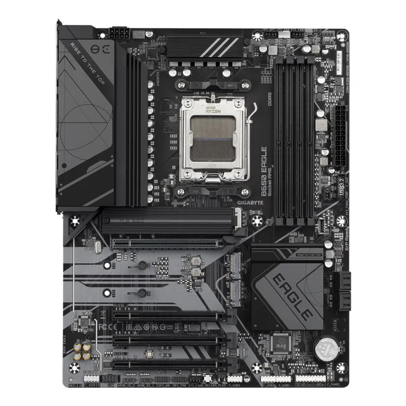 Mainboard-GIGABYTE-AMD B650-Socket AM5-ATX-RAM DDR5-SDRAM-4xSlots-3xNumber of M.2 ,M, slots-B650 EAGLE AX ,rev.
