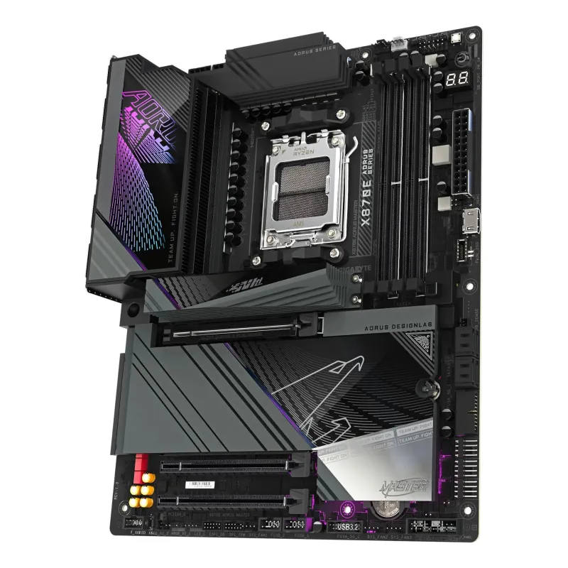 Mainboard-GIGABYTE-AMD X870E-SAM5-ATX-Memory DDR5-Memory slots 4-1xPCI-Express 3.0 4x-1xPCI-Express 4.0 4x -1xPCI-Express 5.0