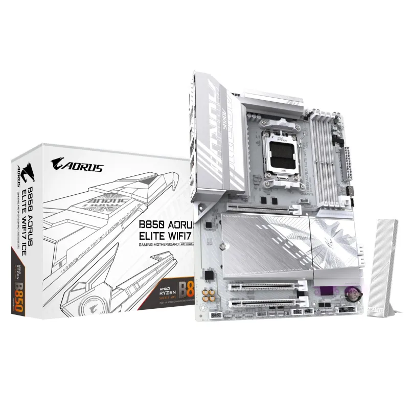 Mainboard-GIGABYTE-AMD B850-SAM5-ATX-Memory DDR5-B850AELITEWF7ICE1.1