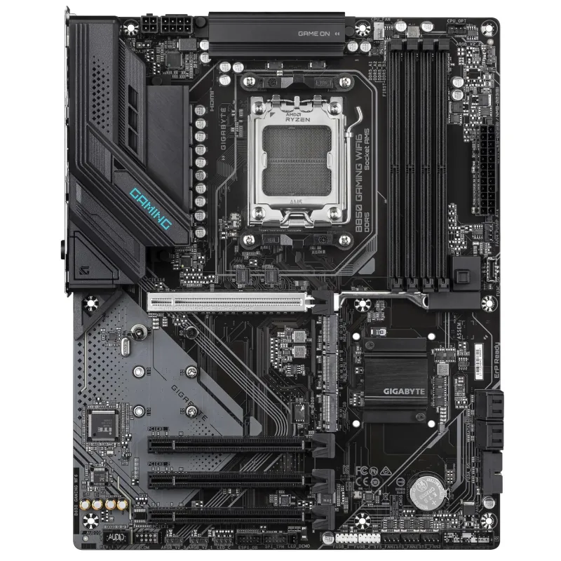Mainboard-GIGABYTE-AMD B850-SAM5-ATX-Memory DDR5-Memory slots 4-4xPCI-Express