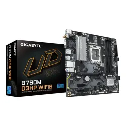 Mainboard-GIGABYTE-Intel B760 Express-LGA1700-Micro-ATX-Memory DDR5-Memory slots 4-B760MD3HPWIFI61.0