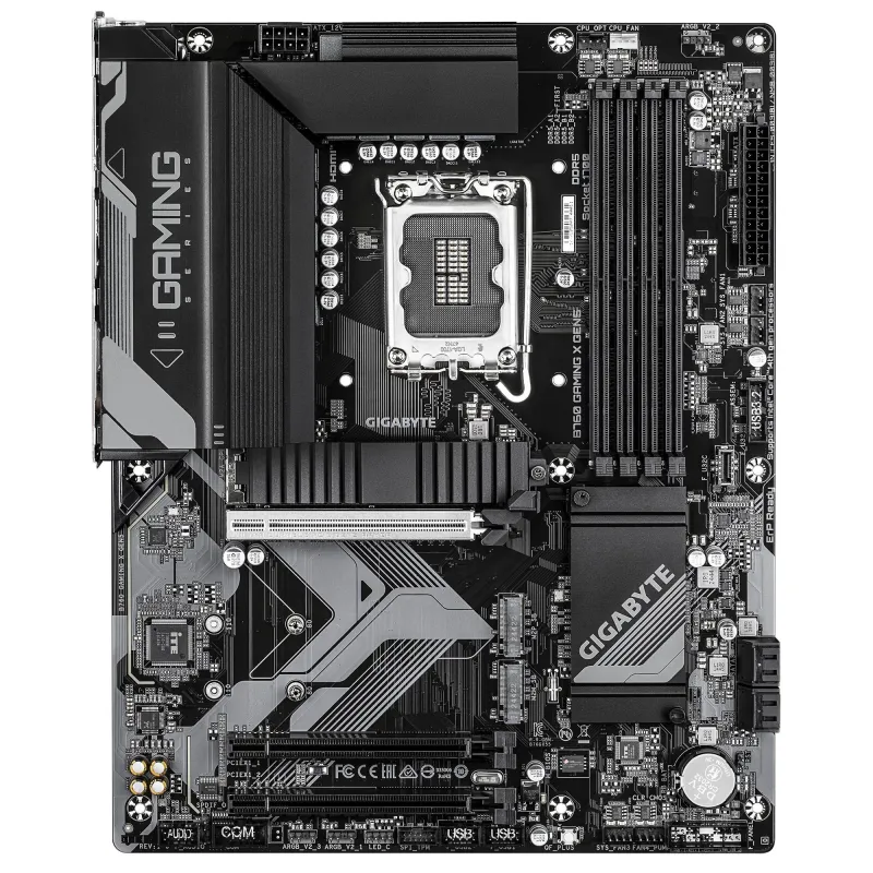 Mainboard-GIGABYTE-Intel B760 Express-LGA1700-ATX-Memory DDR5-Memory slots 4-B760GAMINGXGEN5