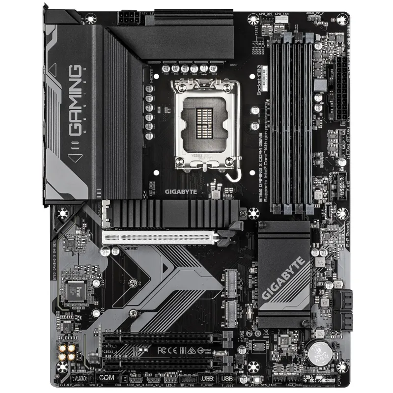 Mainboard-GIGABYTE-Intel B760-LGA 1700-ATX-RAM DDR4-SDRAM-4xSlots-3xNumber of M.2 ,M, slots-B760GAMINGXD4GEN5