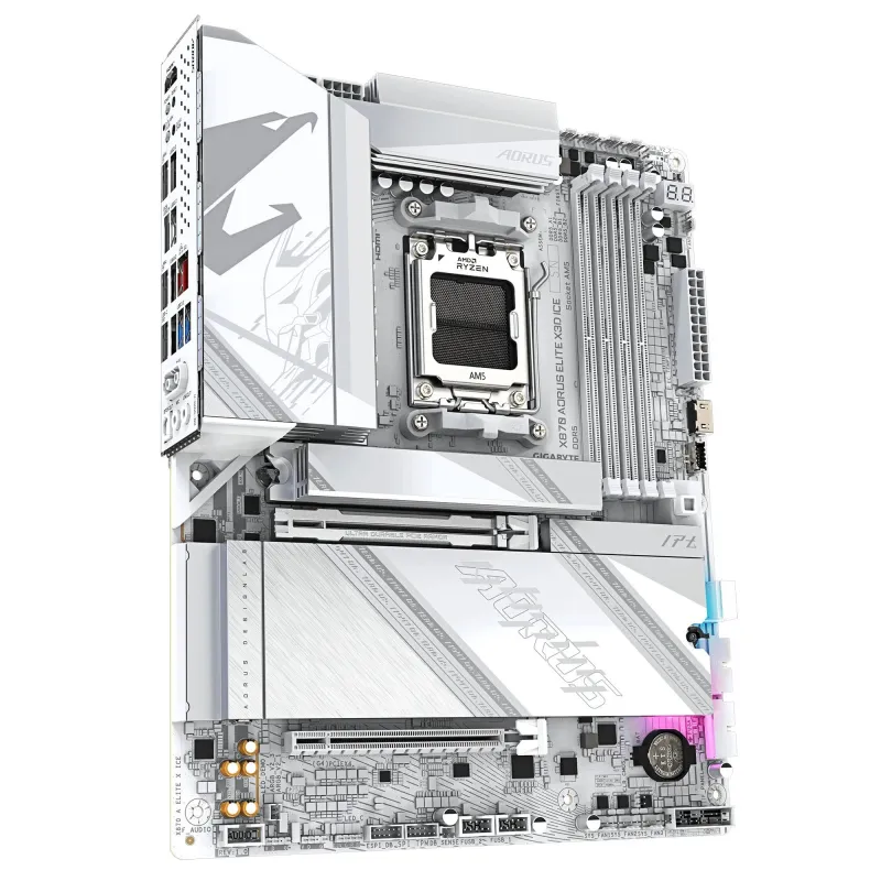 Mainboard-GIGABYTE-AMD X870-SAM5-ATX-Memory DDR5-Memory slots 4-X870AELITEXICE