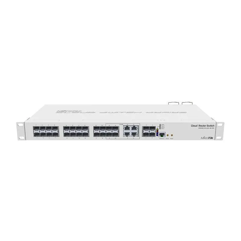 MikroTik - Cloud Router Switch CRS328-4C-20S-4S+RM - Managed L3 - Rackmountable - Gigabit Ethernet ,copper, ports quantity 4 -