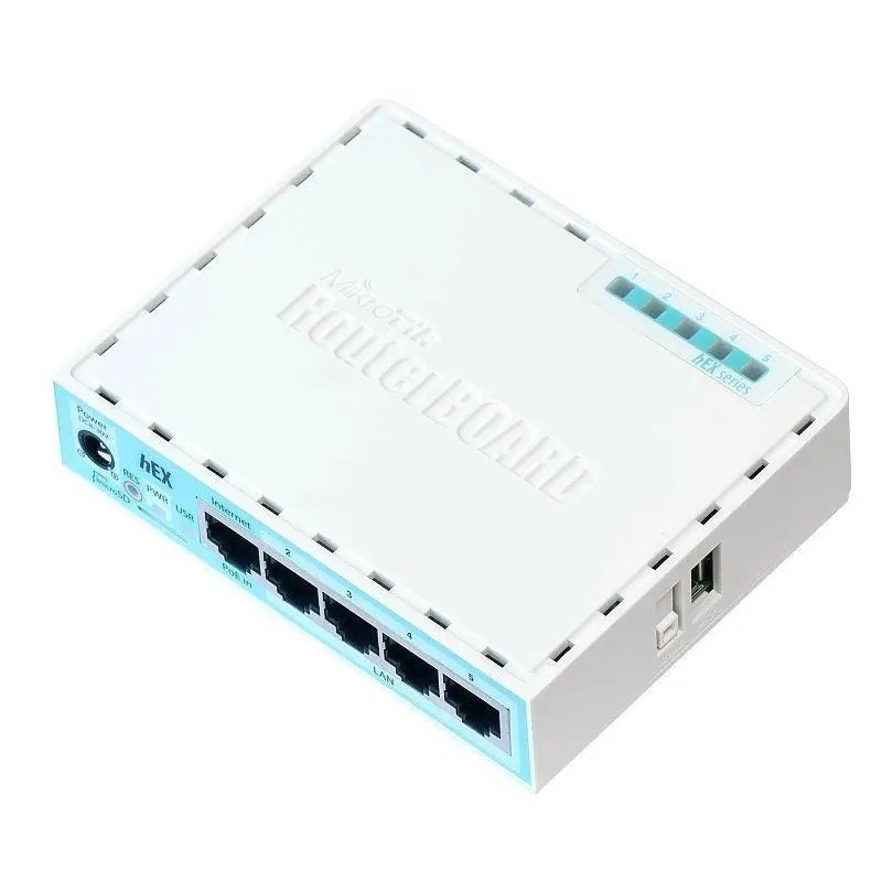 Net router 10-100-1000m 5port-hex rb750gr3 mikrotik