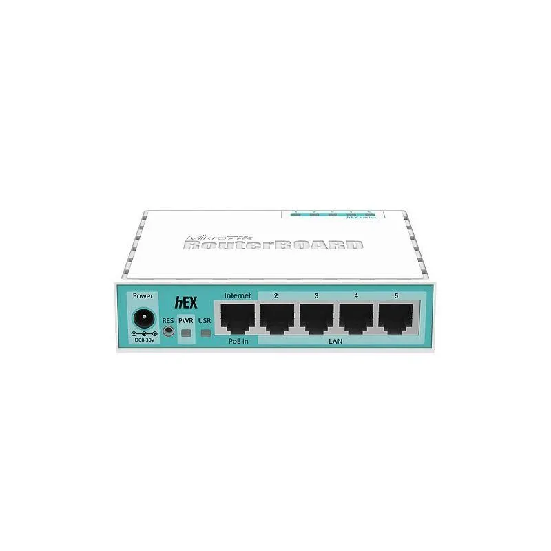 Mikrotik Wired Ethernet Router ,No Wifi, RB750Gr3, hEX, Dual Core 880MHz CPU, 256MB RAM, 16 MB ,MicroSD,, 5xGigabit LAN, USB,