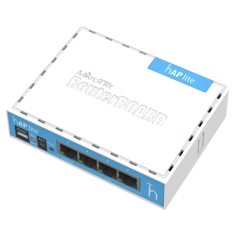 hAP Lite Classic - RB941-2nD - 802.11n - 10-100 Mbit-s - Ethernet LAN ,RJ-45, ports 4 - Mesh Support No - MU-MiMO No - No mobile