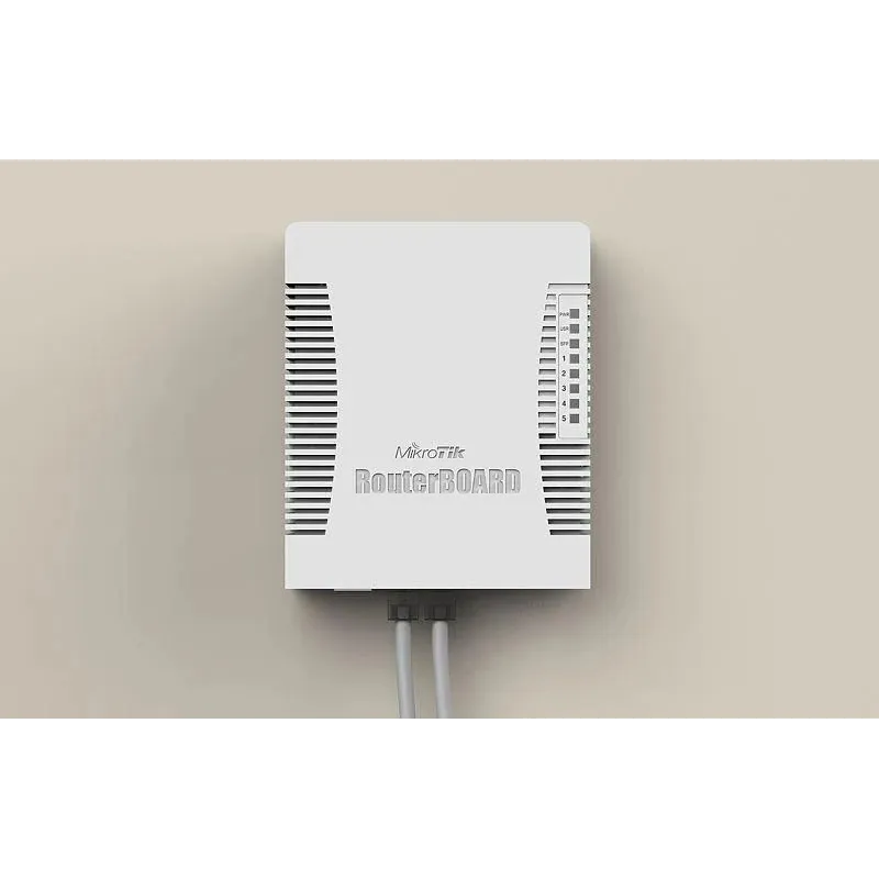 Mikrotik Wired Ethernet Router RB960PGS, hEX PoE, CPU 800MHz, 128MB RAM, 16MB, 1xSFP, 5xGigabit LAN, 1xUSB, Power Output On