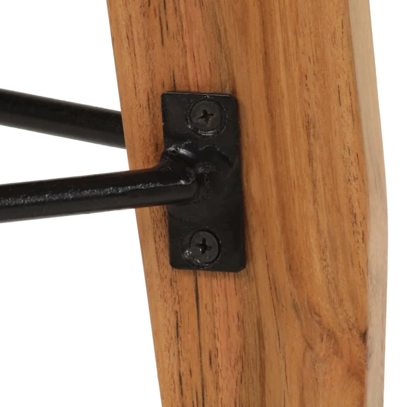 vidaXL bāra krēsli, 2 gab., akācijas masīvkoks