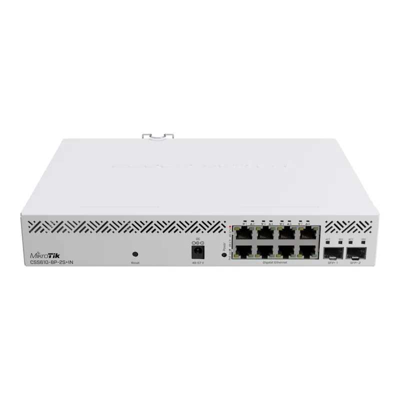 Switch-MIKROTIK-8x10Base-T - 100Base-TX - 1000Base-T-2xSFP+-CSS610-8P-2S+IN