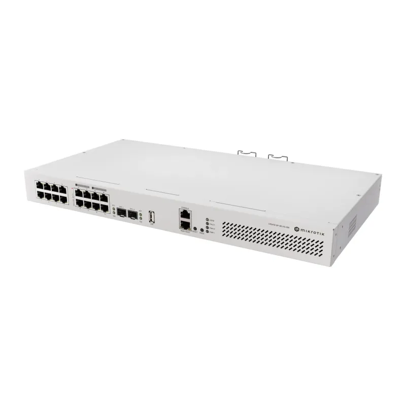 Switch-MIKROTIK-CRS418-8P-8G-2S+RM-Type L3-PoE ports 8-150 Watts-CRS418-8P-8G-2S+RM