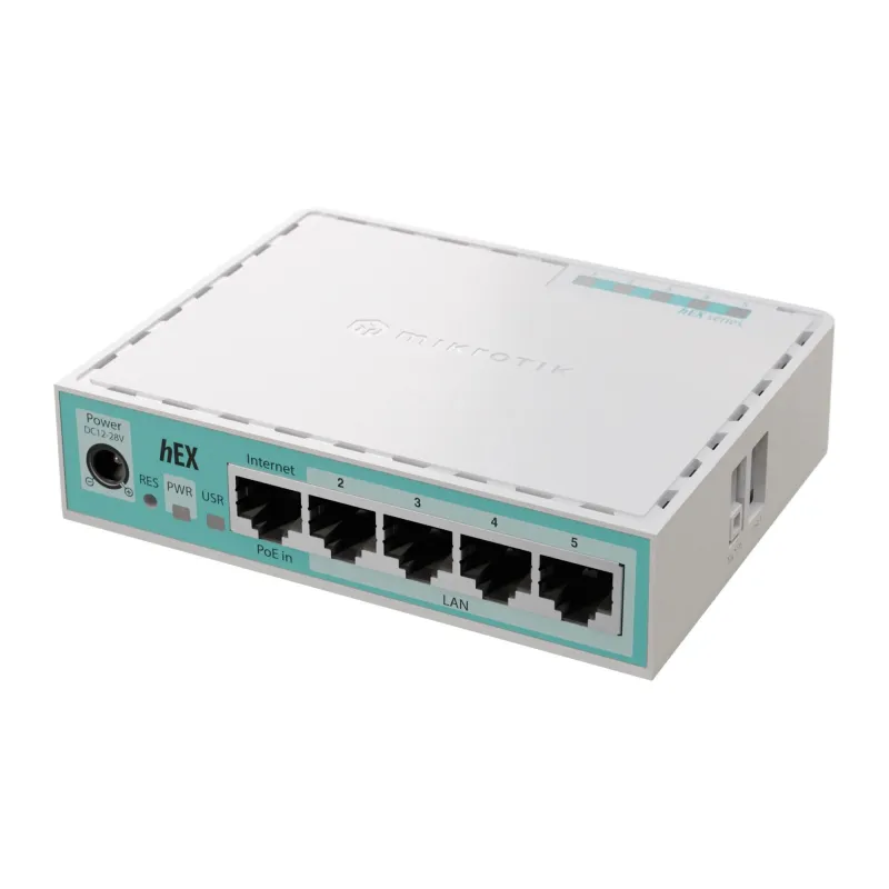 Net router 10-100-1000m 5p hex-e50ug mikrotik