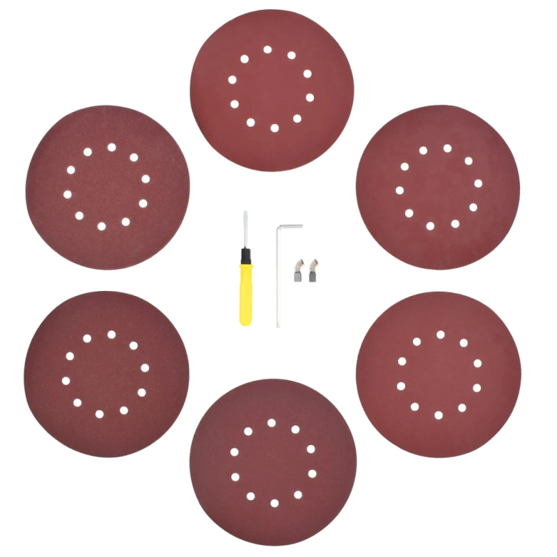 vidaXL slīpmašīna ar putekļu savācēja funkciju, 750 W