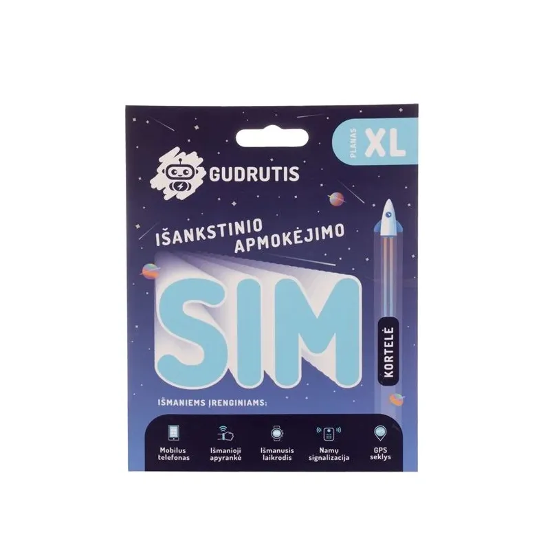 Karte priekšapmaksas gudrutis simxl