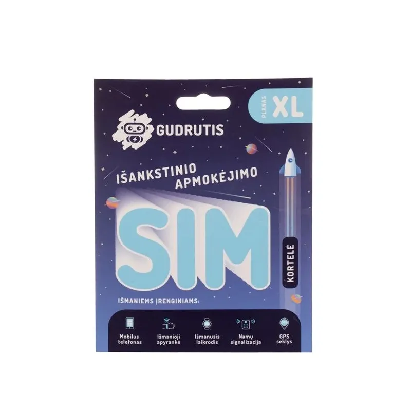 Karte priekšapmaksas gudrutis simxl