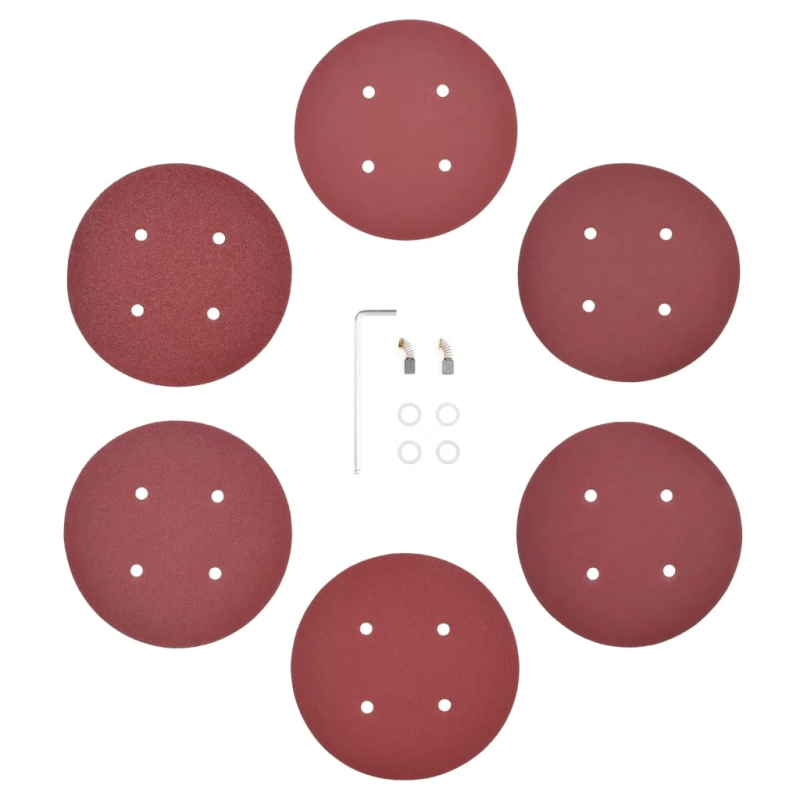 vidaXL slīpmašīna ar putekļu savācēja funkciju, 710 W