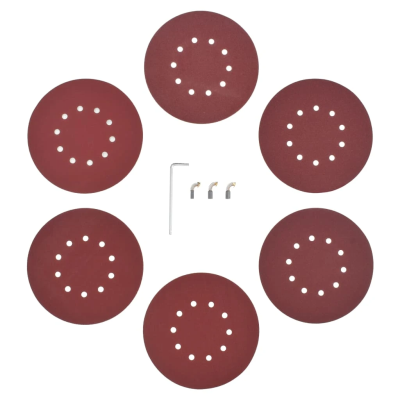 vidaXL slīpmašīna ar putekļu savācēja funkciju, 1200 W