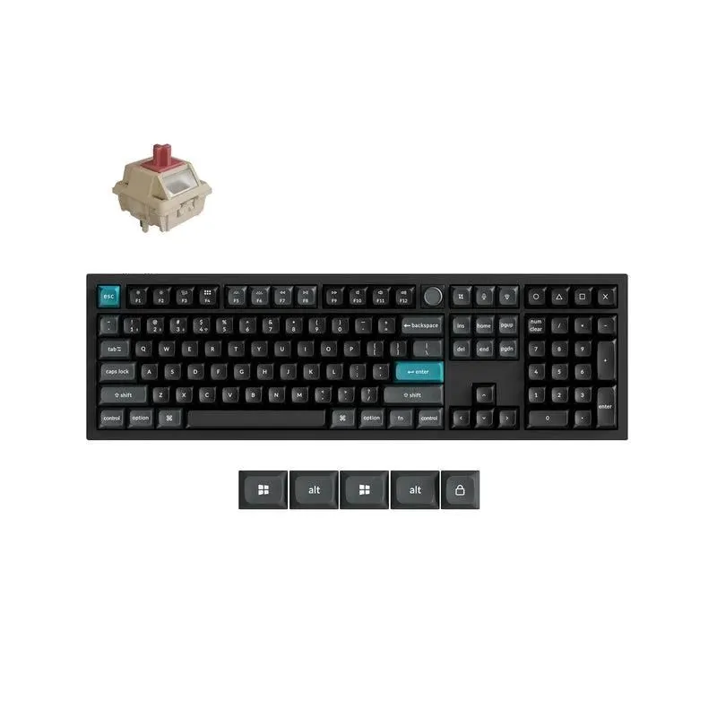 Keyboard wrl q6 ultra-black q6u-m1 keychron