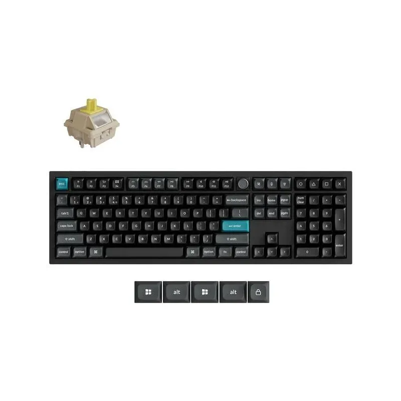 Keyboard wrl q6 ultra-black q6u-m4 keychron