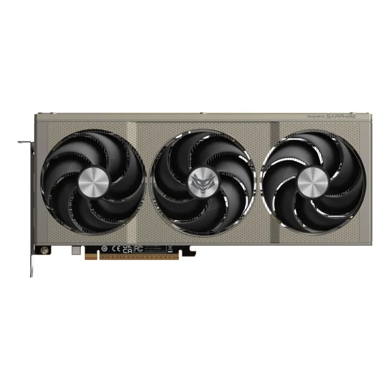 Graphics Card-SAPPHIRE-AMD Radeon RX 9060 XT-16 GB-GDDR6-128 bit-PCIE 5.0 16x-Triple slot Fansink-11350-01-20G