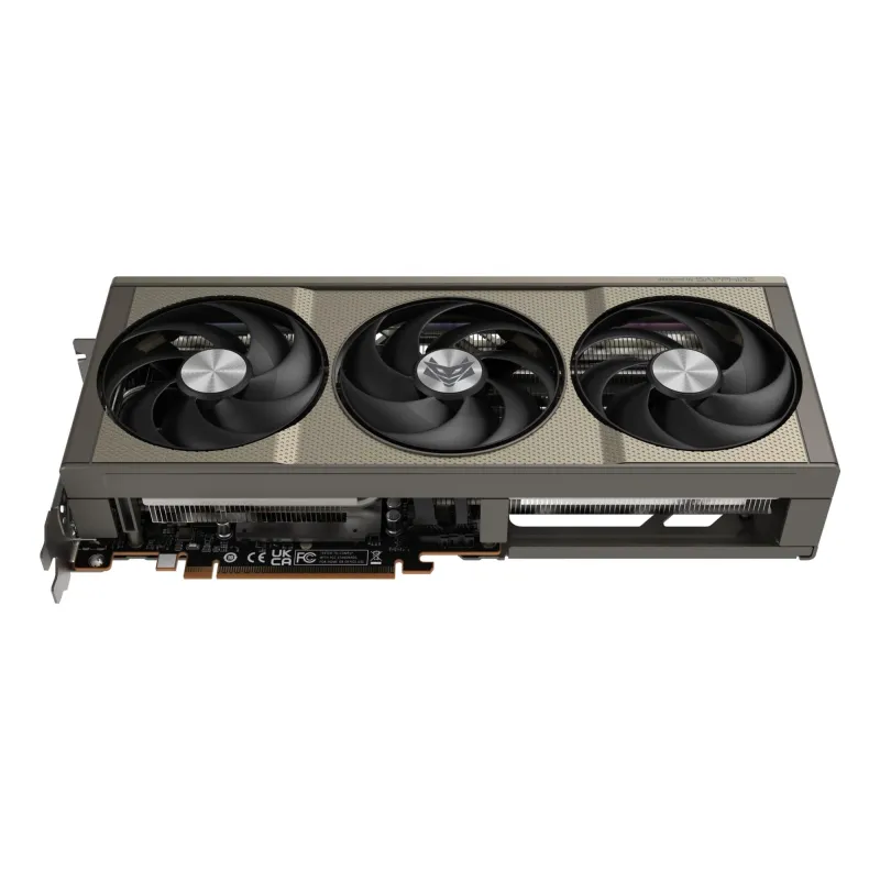 Graphics Card-SAPPHIRE-AMD Radeon RX 9060 XT-16 GB-GDDR6-128 bit-PCIE 5.0 16x-Triple slot Fansink-11350-01-20G
