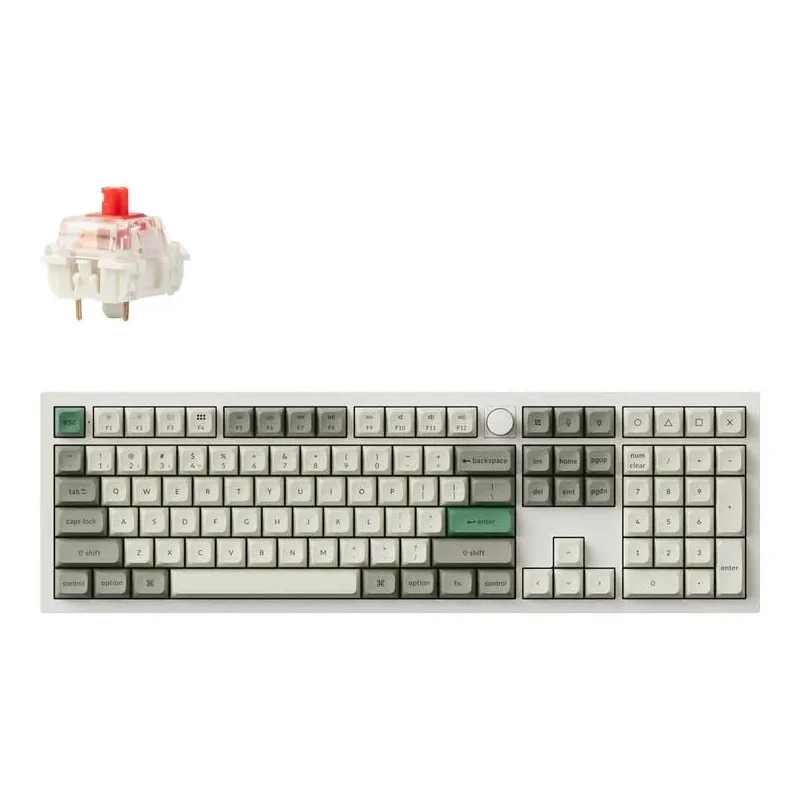 Keyboard wrl q6 max rgb-shell white q6m-p1 keychron