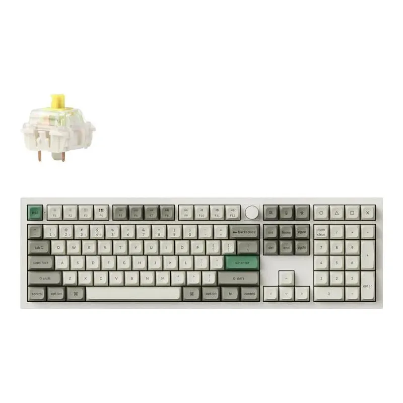 Keyboard wrl q6 max rgb-shell white q6m-p4 keychron