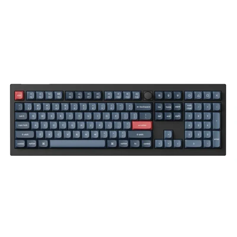 Keyboard wrl v6 max-carbon black v6m-d3 keychron