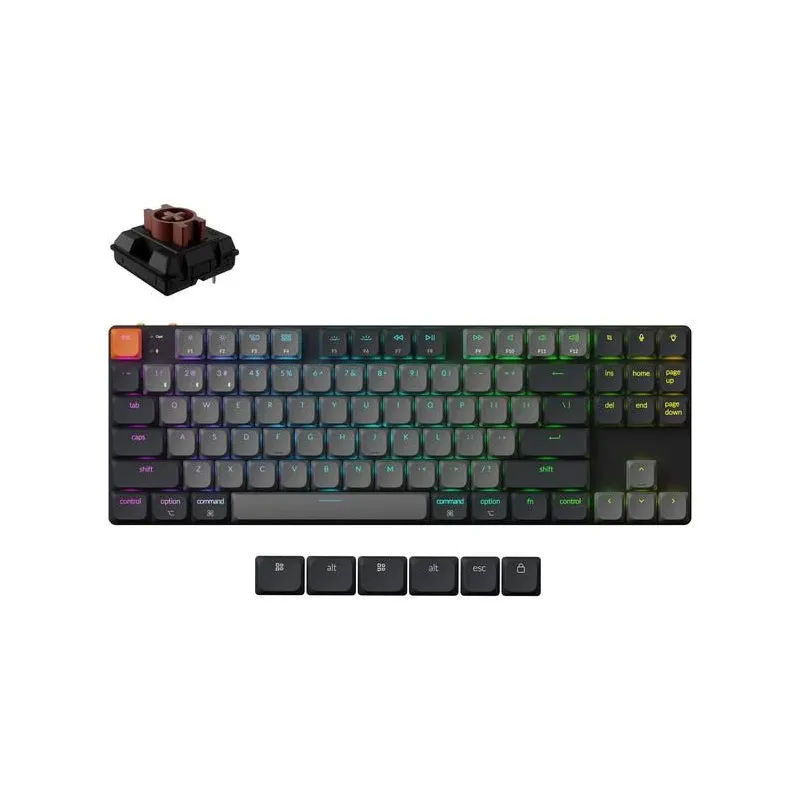Keyboard wrl k1 rgb-black k1x-b3 keychron