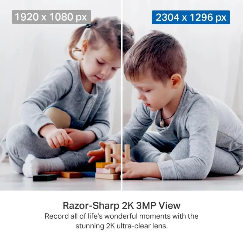 TP-LINK - Pan-Tilt Home Security Wi-Fi Camera - Tapo C211 - PTZ - 3 MP - 3.83mm - H.264 - Micro SD, Max. 512GB