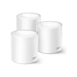 Wireless Router-TP-LINK-Wireless Router-1500 Mbps-Mesh-Wi-Fi 6-1x10-100-1000M-1x2.5GbE-DHCP-DECOX10,3-PACK,