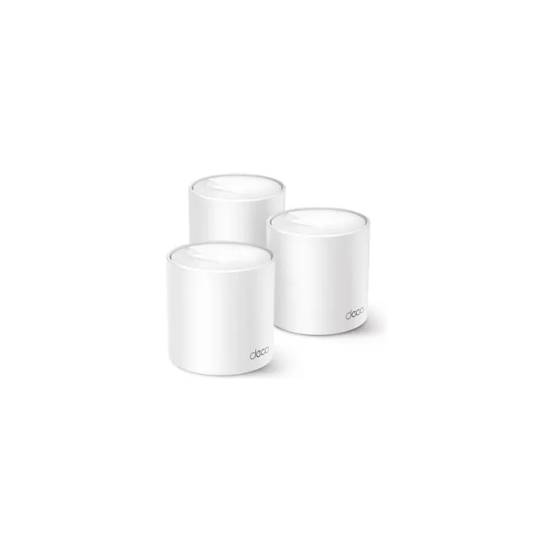 Wireless Router-TP-LINK-Wireless Router-1500 Mbps-Mesh-Wi-Fi 6-1x10-100-1000M-1x2.5GbE-DHCP-DECOX10,3-PACK,