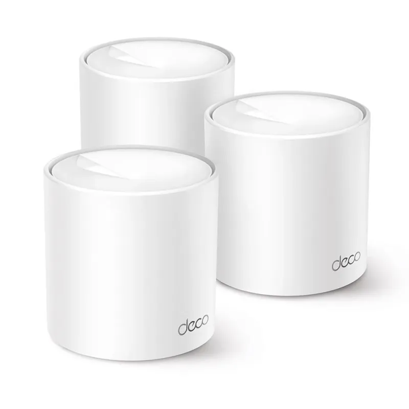 Wireless Router-TP-LINK-Wireless Router-1500 Mbps-Mesh-Wi-Fi 6-1x10-100-1000M-1x2.5GbE-DHCP-DECOX10,3-PACK,