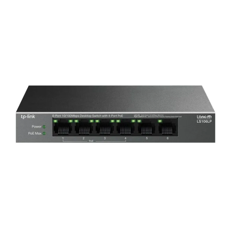 Switch-TP-LINK-LS106LP-PoE ports 4-LS106LP