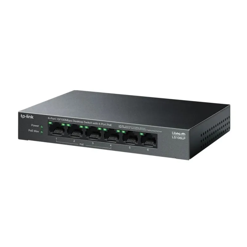 Switch-TP-LINK-LS106LP-PoE ports 4-LS106LP