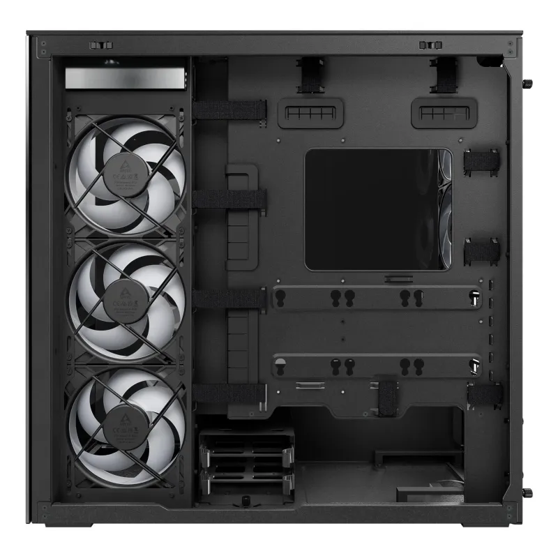 Case-ARCTIC-EATX-Black-Midi Tower-PC-Xtender ,Mirror Black,-ACPCC00018A
