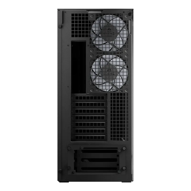 Case-ARCTIC-EATX-Black-Midi Tower-PC-Xtender ,Mirror Black,-ACPCC00018A