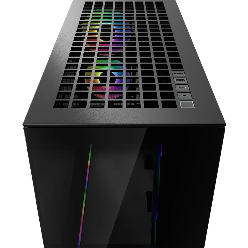 Case-ARCTIC-EATX-Black-Midi Tower-PC-Xtender ,Mirror Black,-ACPCC00018A