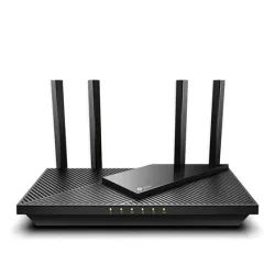 Wireless Router-TP-LINK-Wireless Router-3000 Mbps-Wi-Fi 6-USB 3.0-1 WAN-4x10-100-1000M-Number of antennas 4-ARCHERAX55