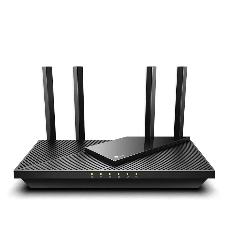 Wireless Router-TP-LINK-Wireless Router-3000 Mbps-Wi-Fi 6-USB 3.0-1 WAN-4x10-100-1000M-Number of antennas 4-ARCHERAX55