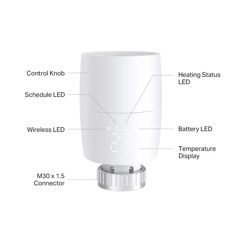 Smart valve thermostatic kasa-ke100 tp-link