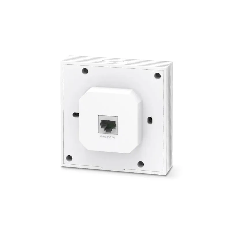 TP-LINK AX3000 Wall Plate WiFi 6 Access Point - EAP650-Wall - 802.11ax - 2.4 GHz-5 GHz - 10-100-1000 Mbit-s - Ethernet LAN
