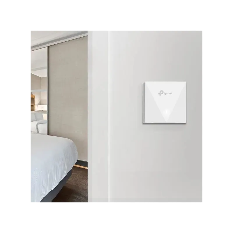 TP-LINK AX3000 Wall Plate WiFi 6 Access Point - EAP650-Wall - 802.11ax - 2.4 GHz-5 GHz - 10-100-1000 Mbit-s - Ethernet LAN