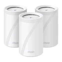 Wireless Router-TP-LINK-Wireless Access Point - Router-3-pack-9300 Mbps-Mesh-Wi-Fi 7-USB 3.0-4x2.5GbE-LAN \\ WAN ports 4-Number